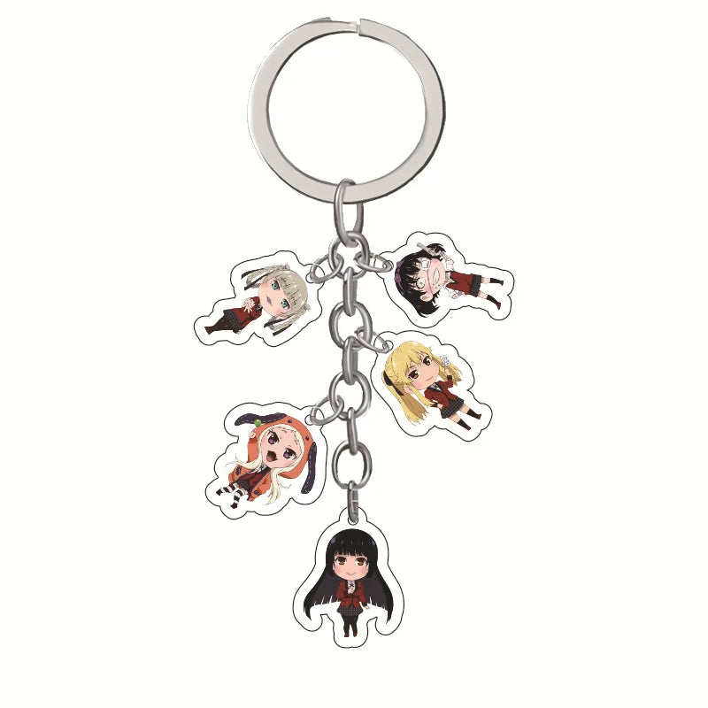 Anime Danganronpa:Trigger Happy Havoc Keychain Nagito Komaeda Hinata Hajime Multi Pendant Key Chain Cosplay Accessories Gift