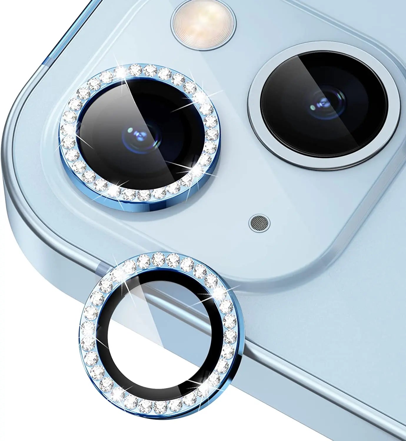 Diamond Glitter Camera Lens Protection For iPhone 16 Pro Max 16 Plus 15 Pro Max 14 Pro 16 Pro 15 Plus Glass Protector Accessory