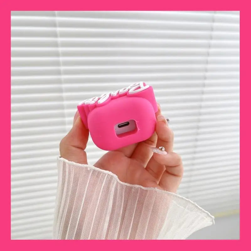 Cartoon Barbies kawaii pink data cable protective cover suitable for Apple fast charging head 18/20w anti-fall cable winder