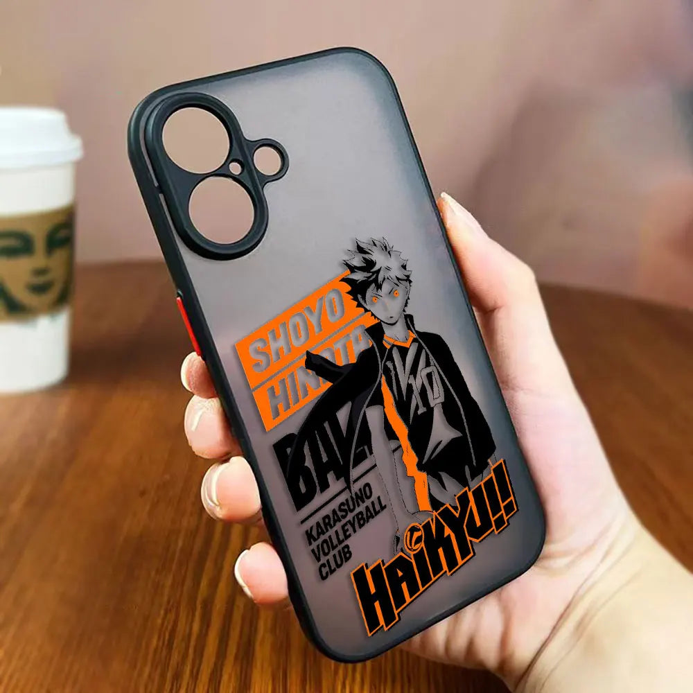 H-Haikyuu High School Volleyball Cover Matte Phone Case For Redmi A1 A5 10 10C 5A 5 6 7 8 8A 9 9T 9C 10A K20 K40 NOTE 7 8 Fundas