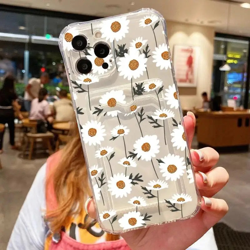 Case for Samsung Galay A55 A54 A14 A24 A34 A15 A25 A06 S24 S25 Ultra S22 Plus S23 S21 FE Cherry Fruit Card Holder Slot Bag Cover