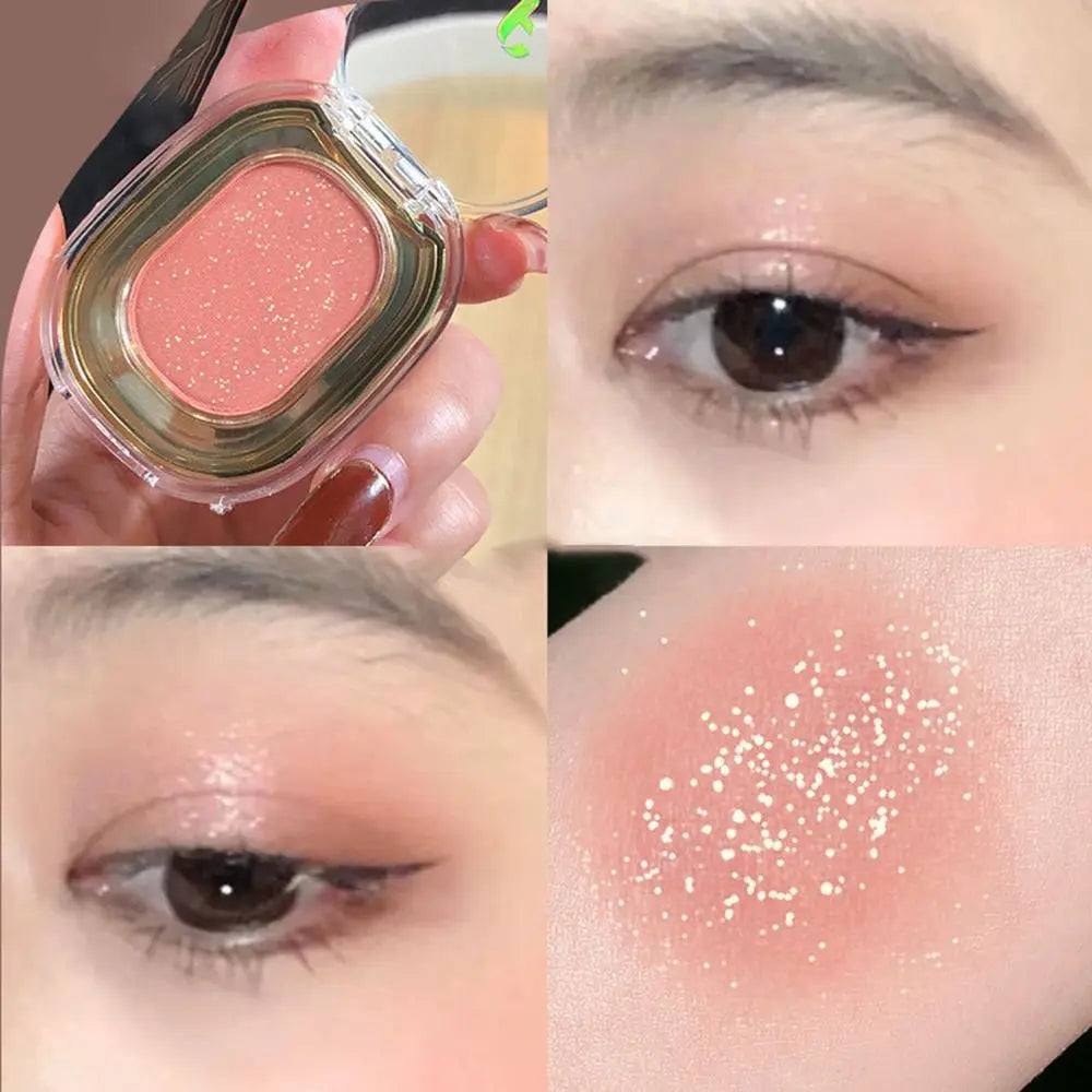 Smooth Monochrome Eyeshadow Waterproof Glitter Matte Eyeshadow Palette Long Lasting Low Saturation Eye Cosmetics Women