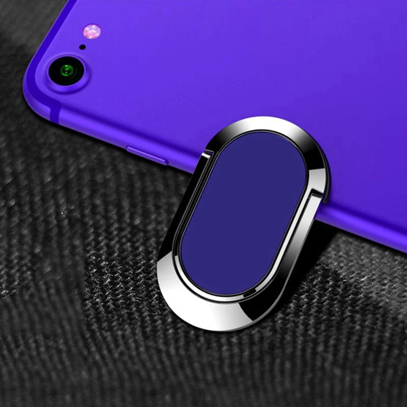 360 Degree Rotating Magnetic Mobile Phone Bracket Desktop Elliptical Phone Back Sticker Pad Finger Ring Mobile Phone Stand