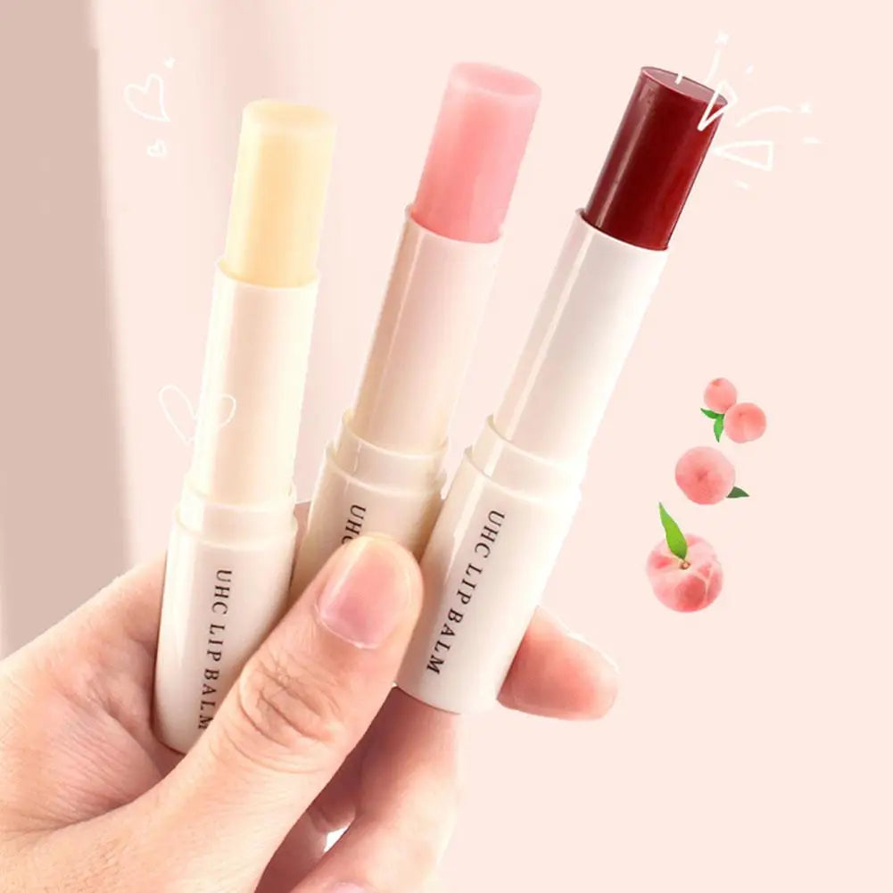 1PCS Lip Balm Warm Color Changing Moisturizing LongLasting Hydrating Lipstick Lip Care Anti-drying And Cracked Lip Film Lip Care