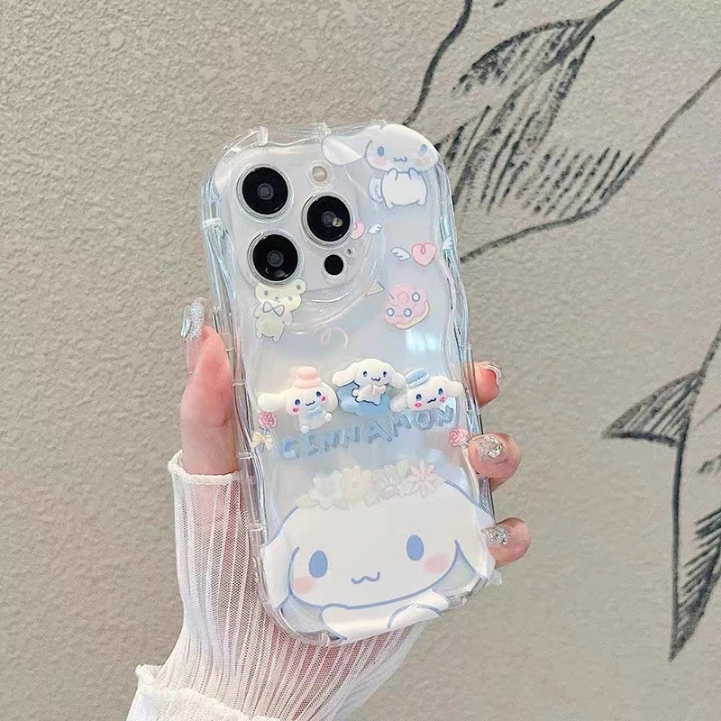 Cartoon Melody Kuromi Cinnamoroll 3D Case For OnePlus Nord N200 CE3 N300 CE4 N20 SE 4G Transparent TPU Phone Cover Cases