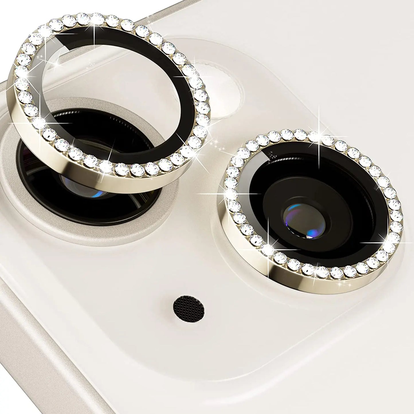 Diamond Glitter Camera Lens Protection For iPhone 16 Pro Max 16 Plus 15 Pro Max 14 Pro 16 Pro 15 Plus Glass Protector Accessory