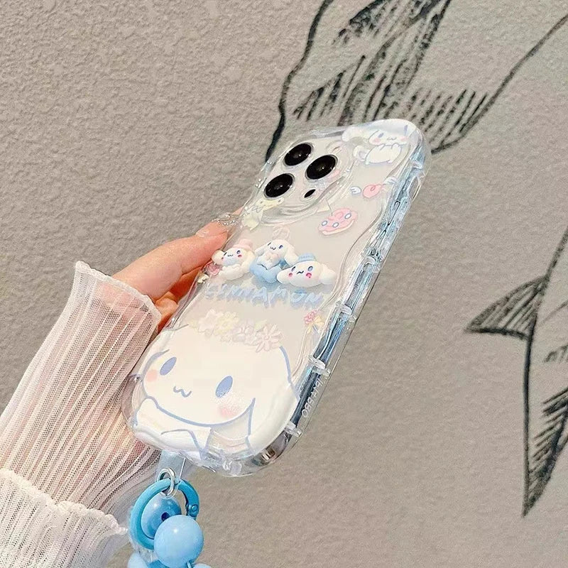 Cartoon Melody Kuromi Cinnamoroll 3D Case For OnePlus Nord N200 CE3 N300 CE4 N20 SE 4G Transparent TPU Phone Cover Cases