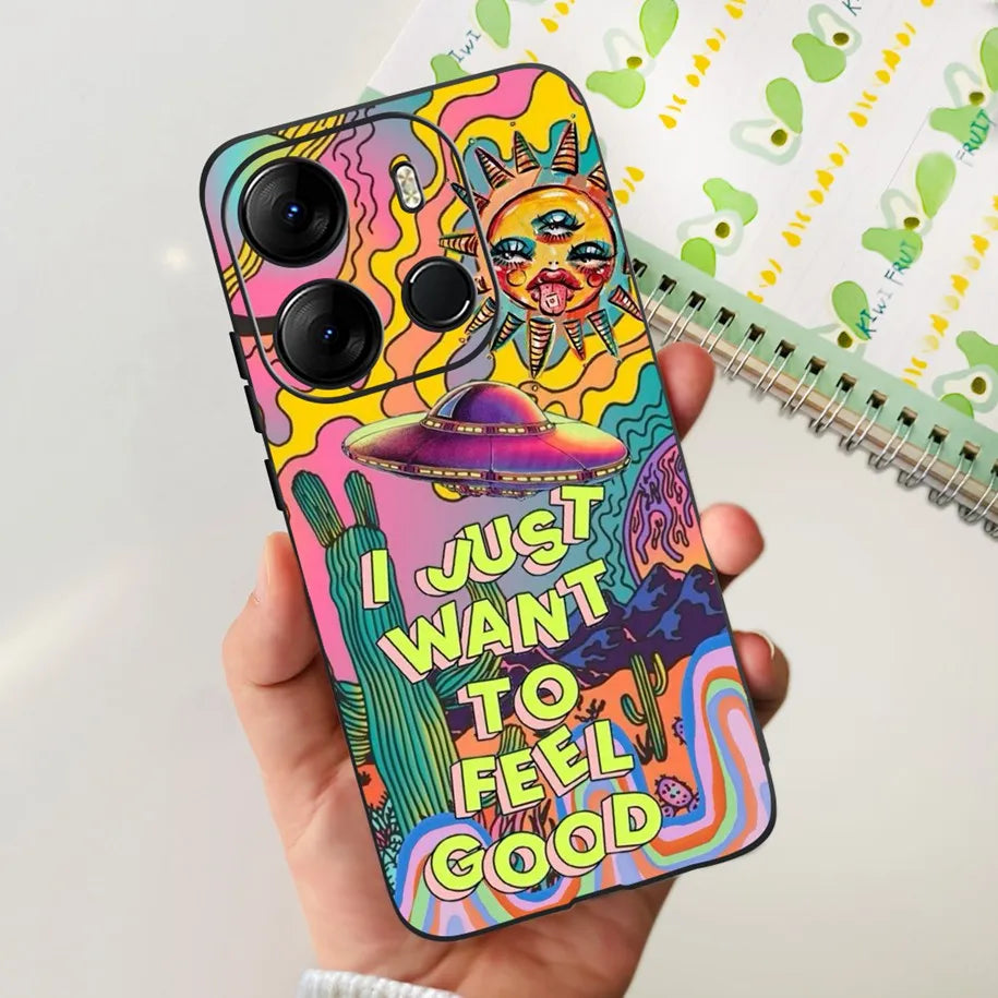 For Infinix Smart 7 HD Case Smart 7 Plus Soft Silicone Cover for Infinix Smart7 HD Capa Smart7hd Phone Cases Cute Dinosaur Funda