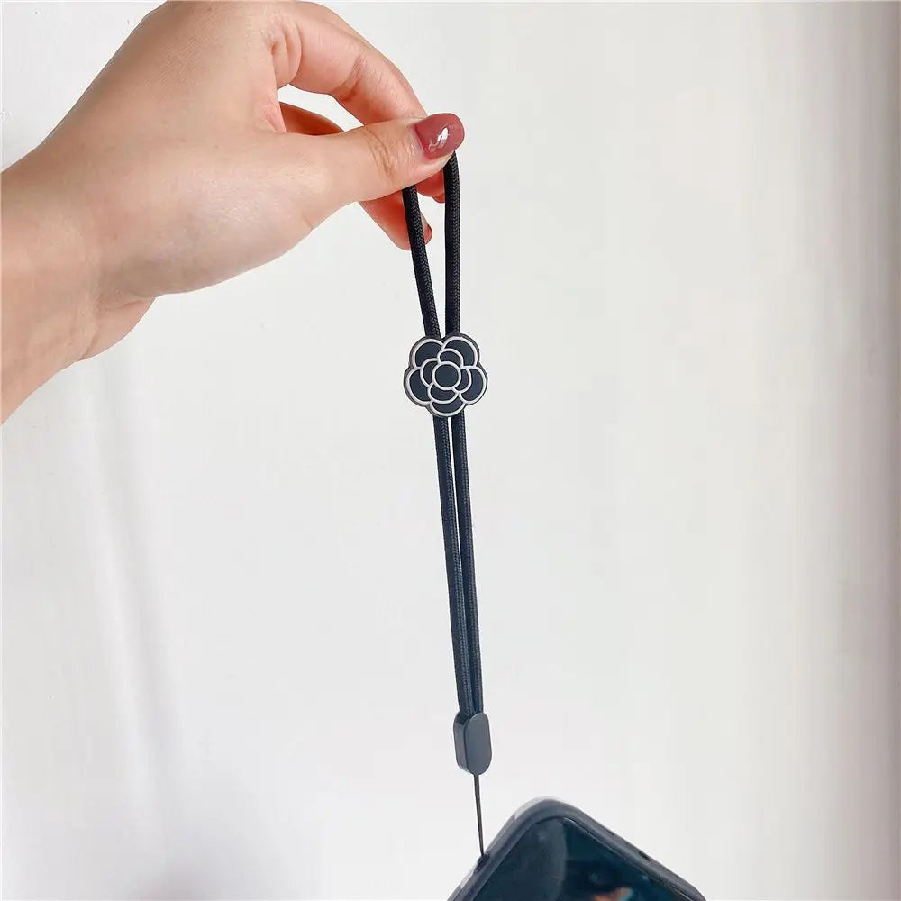 Strap Hanging Rope Phone Charms Keys Short Rope Mobile Phone Lanyard Wrist Hand Lanyard Phone Hanging Rope Flowers Phone Strap