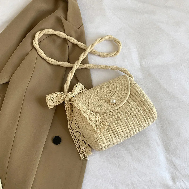Luxury Straw Large Capacity Tote Bag Summer Beach Women Shoulder Bags Handmade Woven Bag Top-Handle Raffia Boho Woven Women Bags