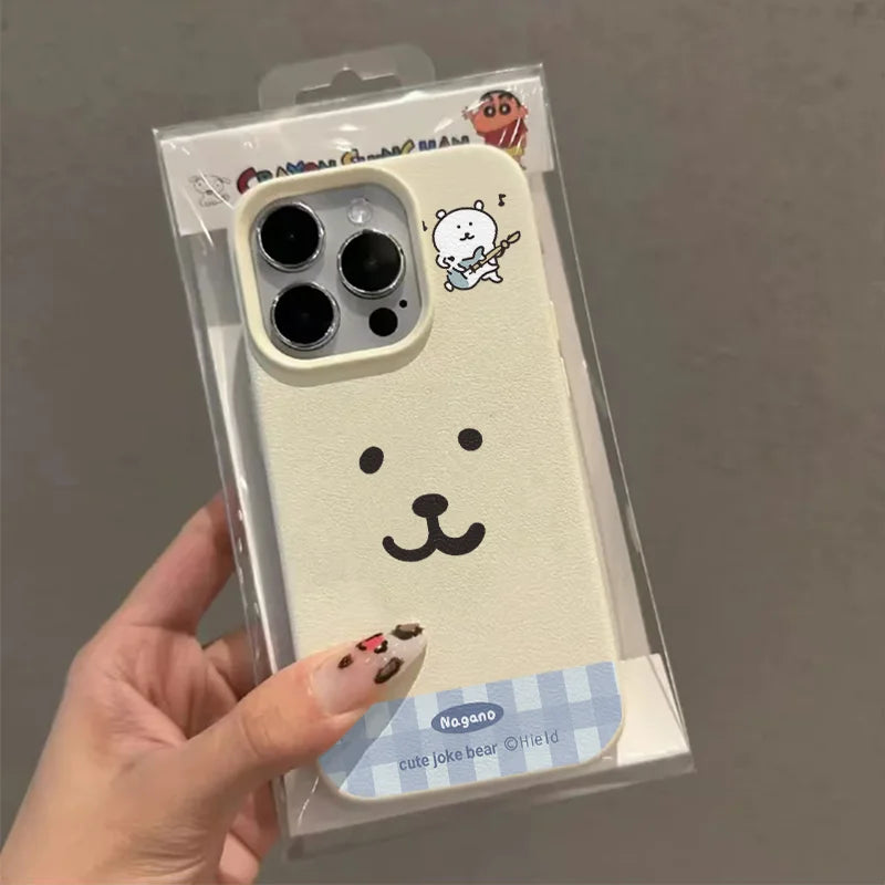Miffy Kawaii Phone Case Cute Bear Miffy Rabbit Cartoon Iphone 16 15 14 13 All Inclusive Anti Fall Soft Shell for Couples