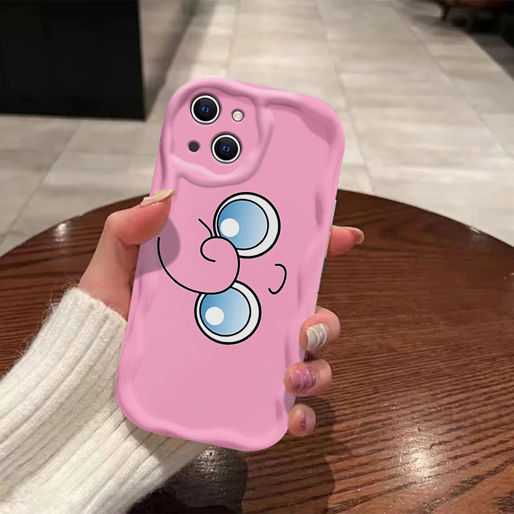New Personality Pokémons Cute 3D Wave Case For OPPO Realme 12 11 10 9 8 7 7i 6 5 Pro Plus C67 C55 C31 C35 C11 C12 C15 C20 C21Y