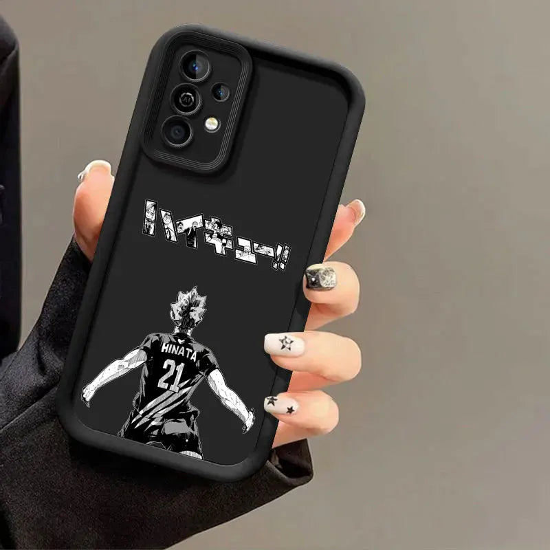 Haikyuu Karasuno Volleyball Anime Case For Samsung Galaxy A55 5G A54 A35 A53 A52 A34 A12 A13 A14 A15 A16 A25 A32 A33 Phone Cover