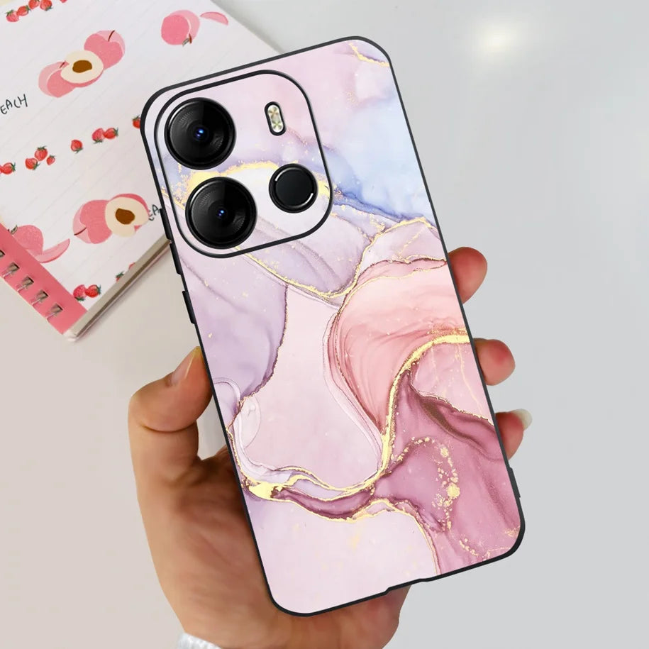 For Infinix Smart 7 HD Case Smart 7 Plus Soft Silicone Cover for Infinix Smart7 HD Capa Smart7hd Phone Cases Cute Dinosaur Funda