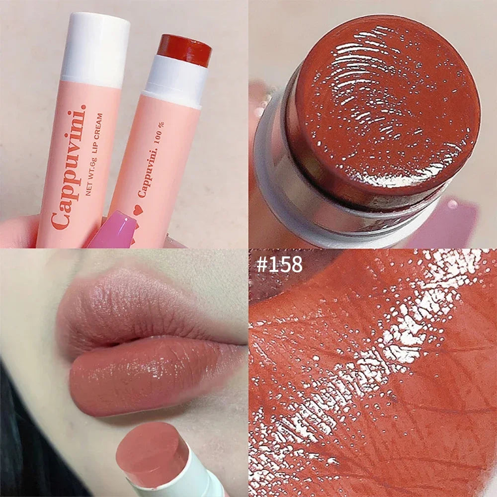 3 Colors/set Lipstick Lip Nourishing Lip Tint Lips Makeup Watery Lipgloss Lasting Moisturizing Colored Lip Balm Beauty Cosmetics
