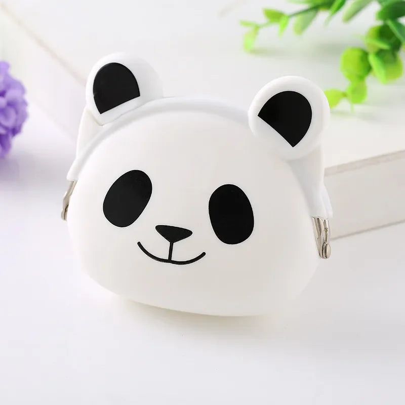 Fashion Coin Purse Cute Wallet for Children Mini Purse Soft Female Coin Bag Cartoon Silicone Clutch Bag Hasp Pouch Monedas Mujer