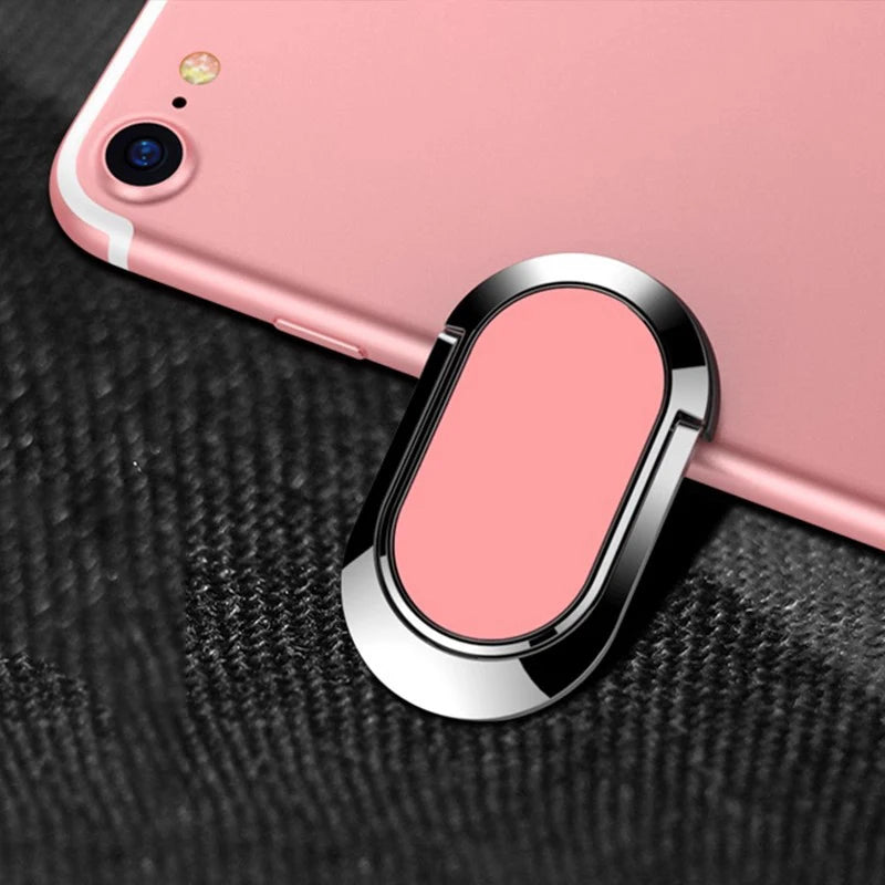 360 Degree Rotating Magnetic Mobile Phone Bracket Desktop Elliptical Phone Back Sticker Pad Finger Ring Mobile Phone Stand