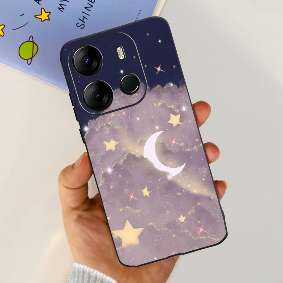 For Infinix Smart 7 HD Case Smart 7 Plus Soft Silicone Cover for Infinix Smart7 HD Capa Smart7hd Phone Cases Cute Dinosaur Funda