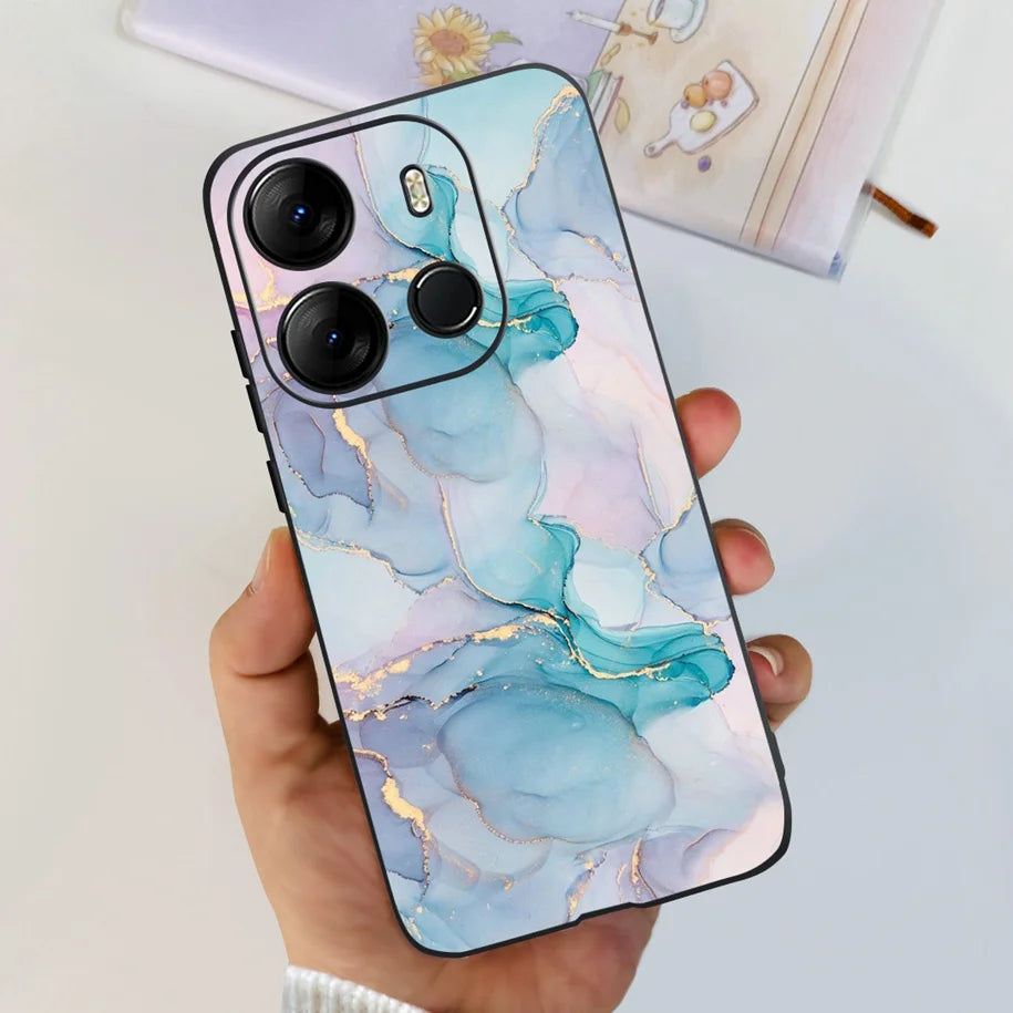 For Infinix Smart 7 HD Case Smart 7 Plus Soft Silicone Cover for Infinix Smart7 HD Capa Smart7hd Phone Cases Cute Dinosaur Funda