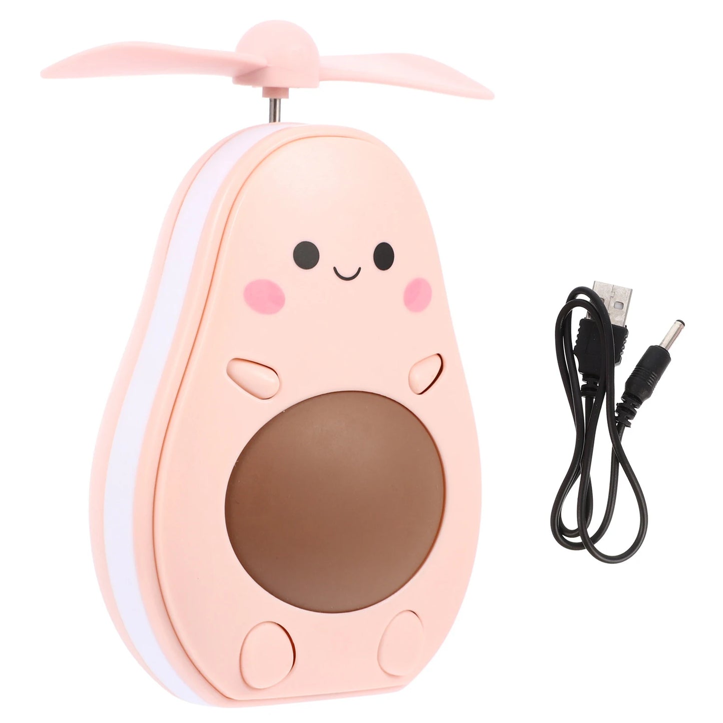 1 set Makeup Mirror Fans Portable Rechargeable LED Handheld Plastic Travel Folding Compact Mirrors For Eyeliner Gifts Women