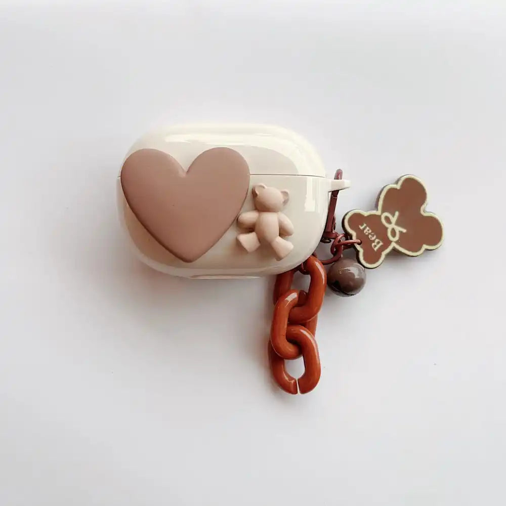 Hot Cute Cartoon Corgi Bow-knot Earphone Protective Case for Huawei Freebuds Pro 3 Hard Headphone Cover with Lovely Pendent