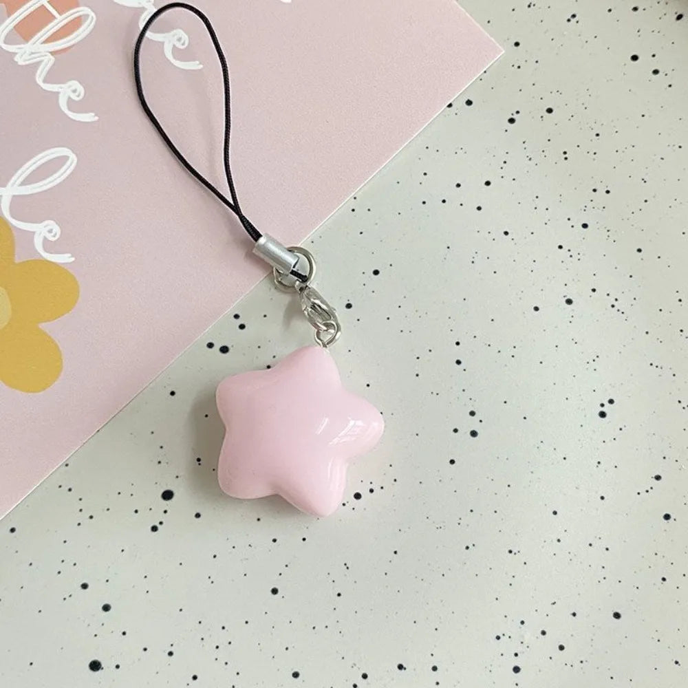 Star Star Phone Strap Hanging Cord Phone Lanyard Keychain Mobile Phone Chain Stylish Pendant Phone Hanging Rope Couple Gift