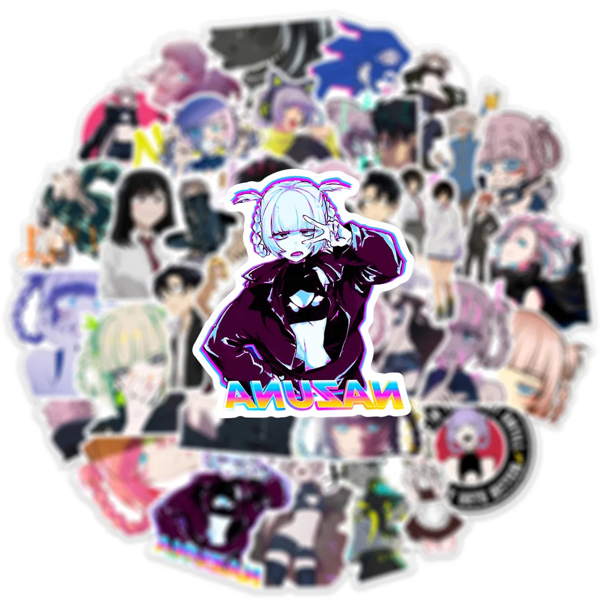 10/30/50PCS Call Of The Night Anime Stickers Kou Nazuna Sticker Waterproof Laptop Skateboard Motorcycle Guitar Phone Girls Decal