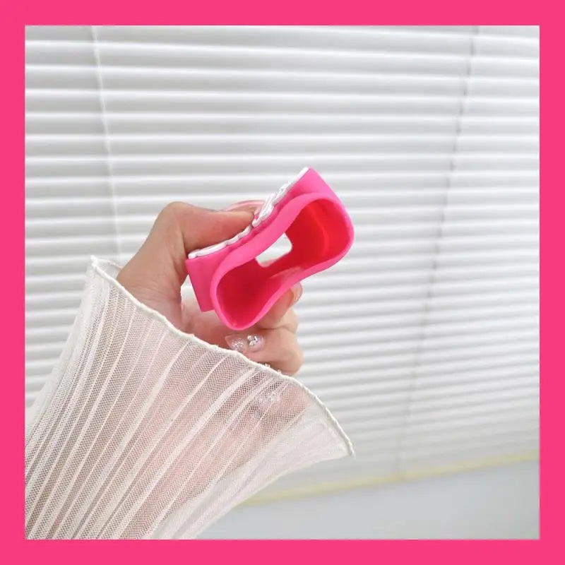 Cartoon Barbies kawaii pink data cable protective cover suitable for Apple fast charging head 18/20w anti-fall cable winder