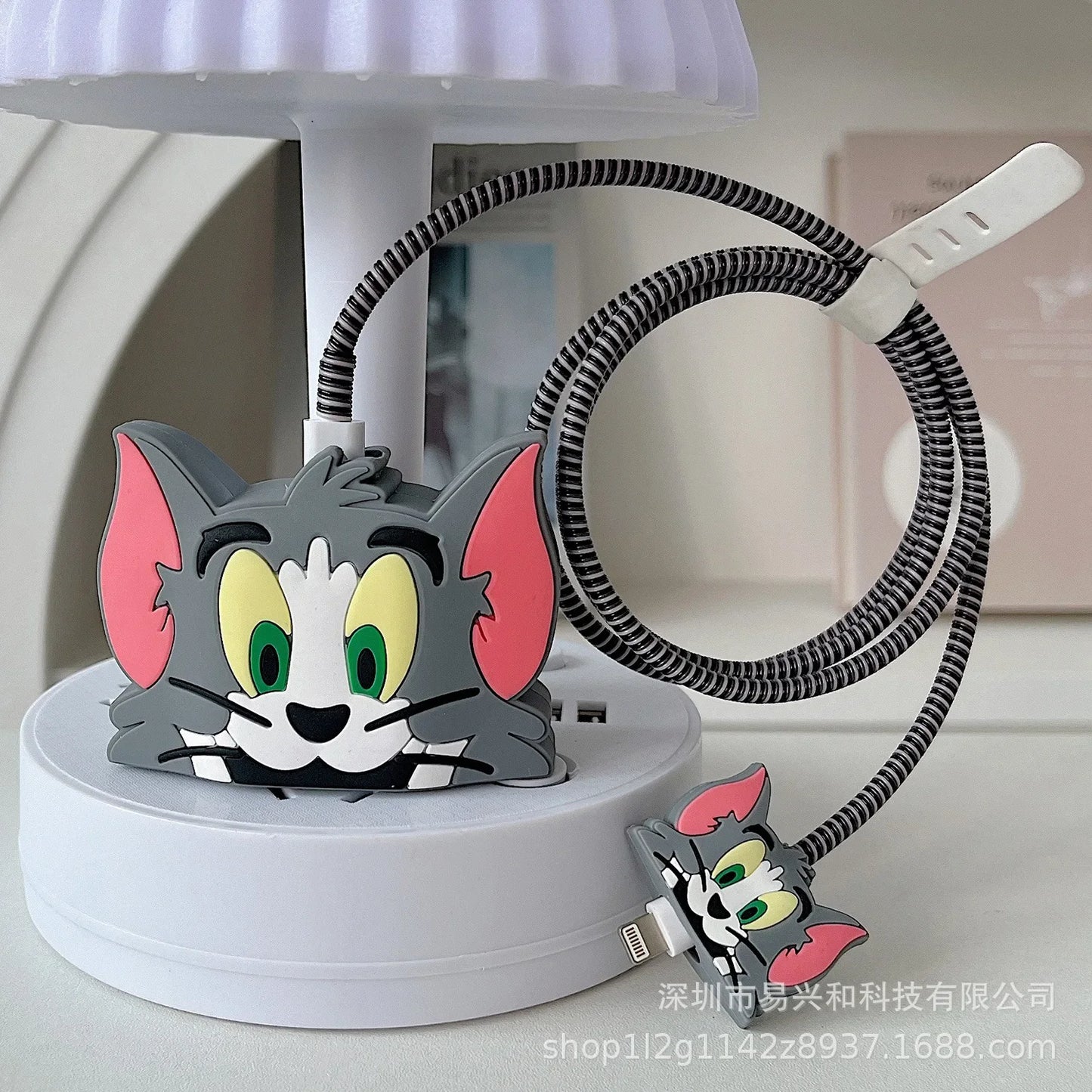 Sanrios Kuromi HelloKitty Melodys Cable Protector for Iphone Ipad 20W Charger Case Kawaii Anime Winnie Stellalou Protector Shell