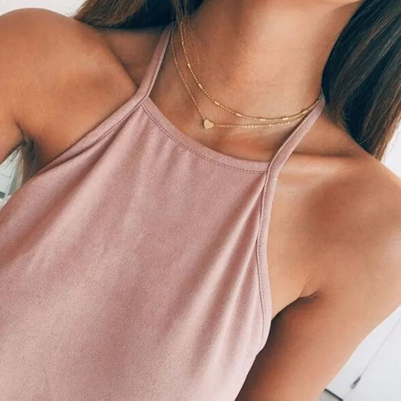 Korean Fashion Flat Snake Chain Herringbone Necklace for Women Jewelry Charm Party Choker Necklace Party Gift Collares Para Muje
