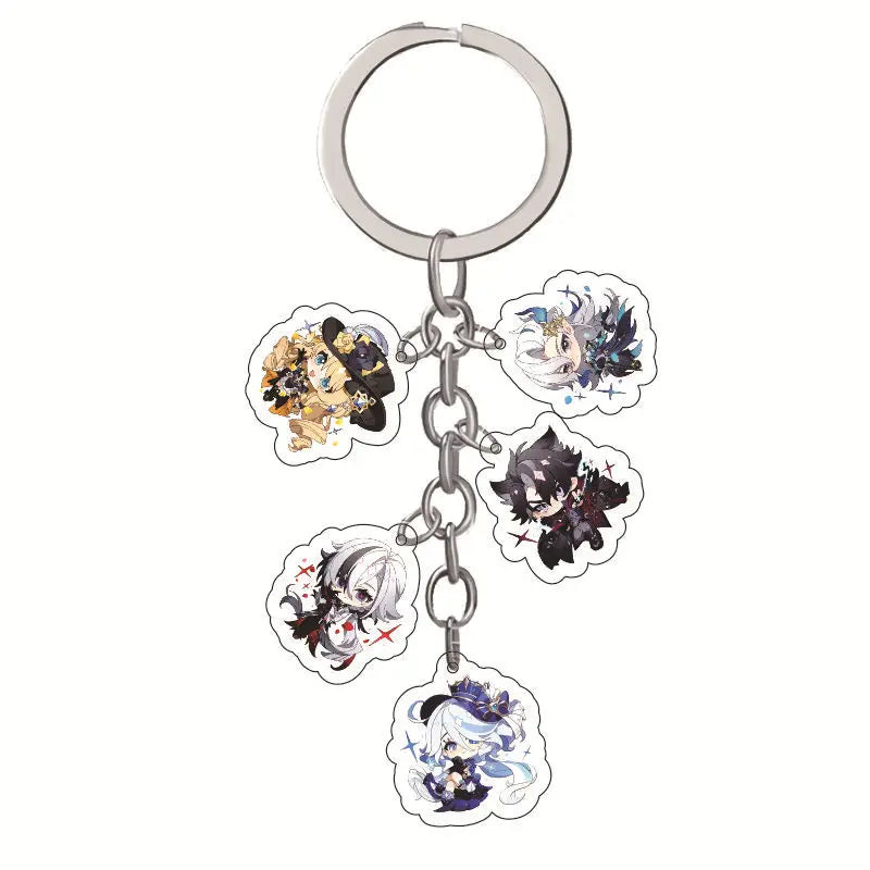 New Honkai: Star Rail Acrylic Keychain Accessories Game Multi-Pendant Figure Key Holder For Women Men Jewelry Wholesale Cosplay