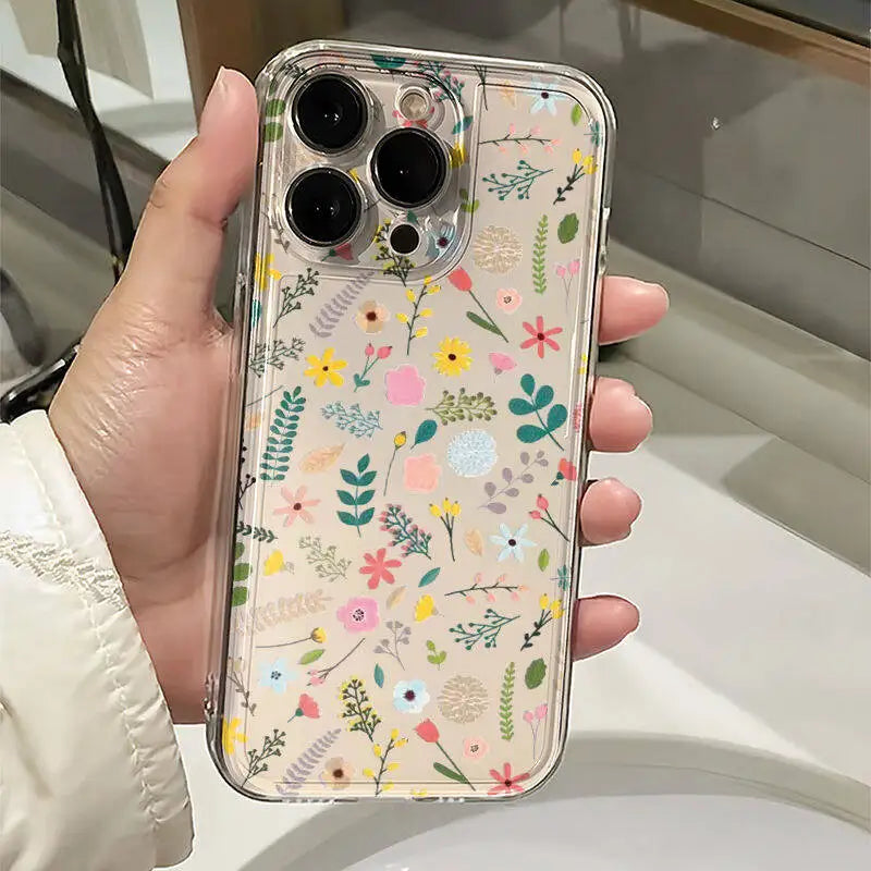 Flower Case For Samsung Galaxy A06 A56 A16 A36 A55 5G A15 A54 A14 A34 A50 A23 A32 A33 A31 A51 A71 A05 A05S S25 Ultra Plus Cover