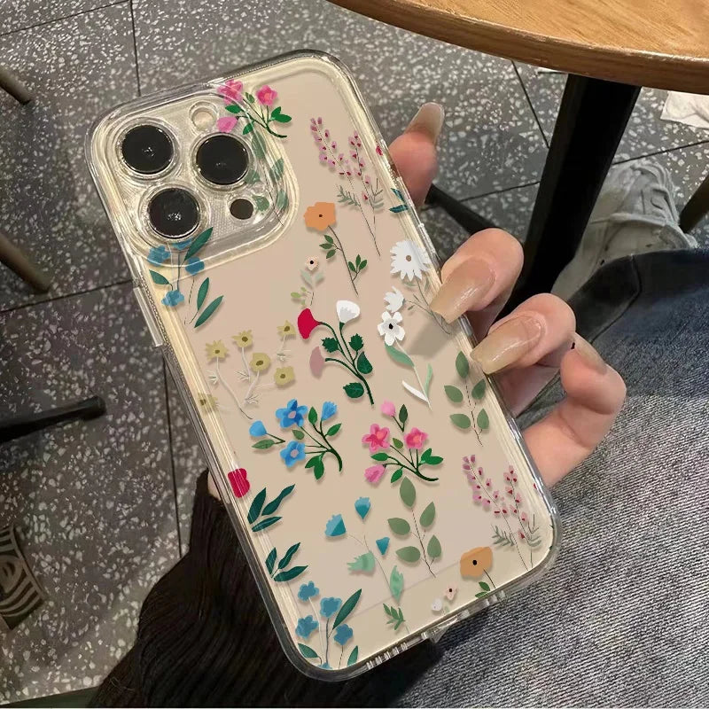 Flower Case For Samsung Galaxy A06 A56 A16 A36 A55 5G A15 A54 A14 A34 A50 A23 A32 A33 A31 A51 A71 A05 A05S S25 Ultra Plus Cover