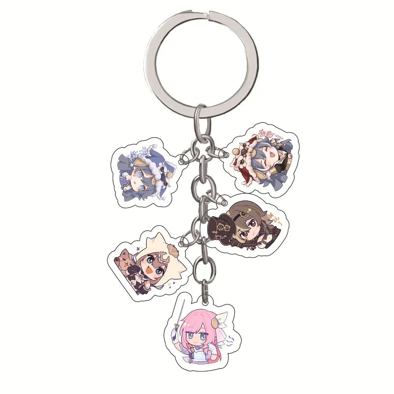 New Honkai: Star Rail Acrylic Keychain Accessories Game Multi-Pendant Figure Key Holder For Women Men Jewelry Wholesale Cosplay