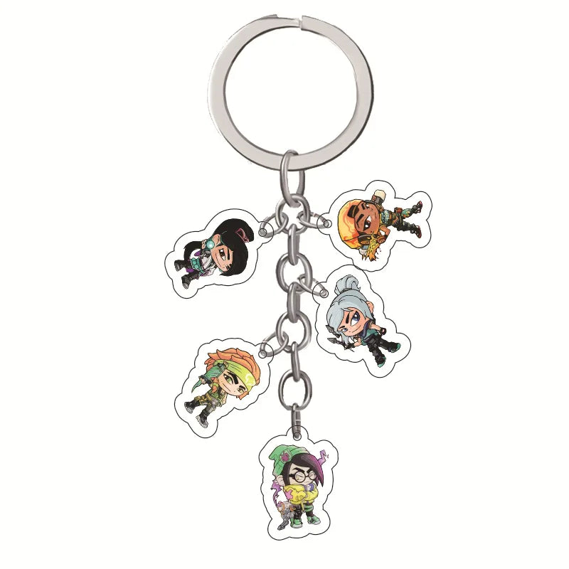 New Honkai: Star Rail Acrylic Keychain Accessories Game Multi-Pendant Figure Key Holder For Women Men Jewelry Wholesale Cosplay