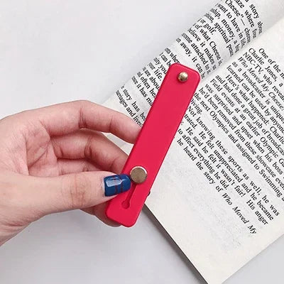 Candy Color Finger Ring Holder Silicon Phone Hand Band Holder For iPhone Wristband Strap Push Pull Grip Stand Bracket Wholesale