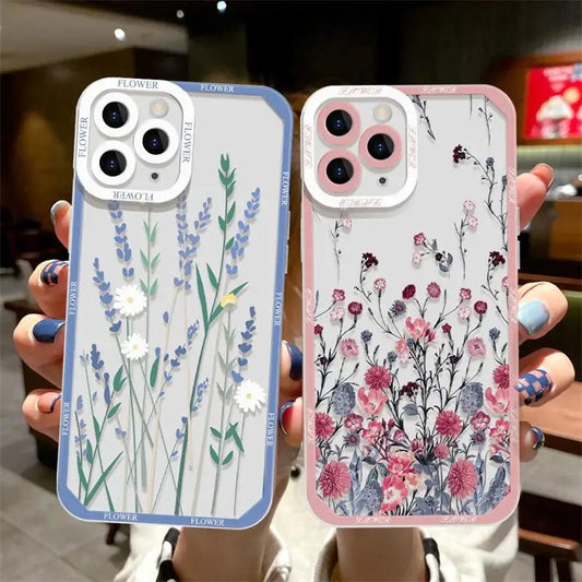Flower Case For Samsung Galaxy A06 A56 A16 A36 A55 5G A15 A54 A14 A34 A50 A23 A32 A33 A31 A51 A71 A05 A05S S25 Ultra Plus Cover