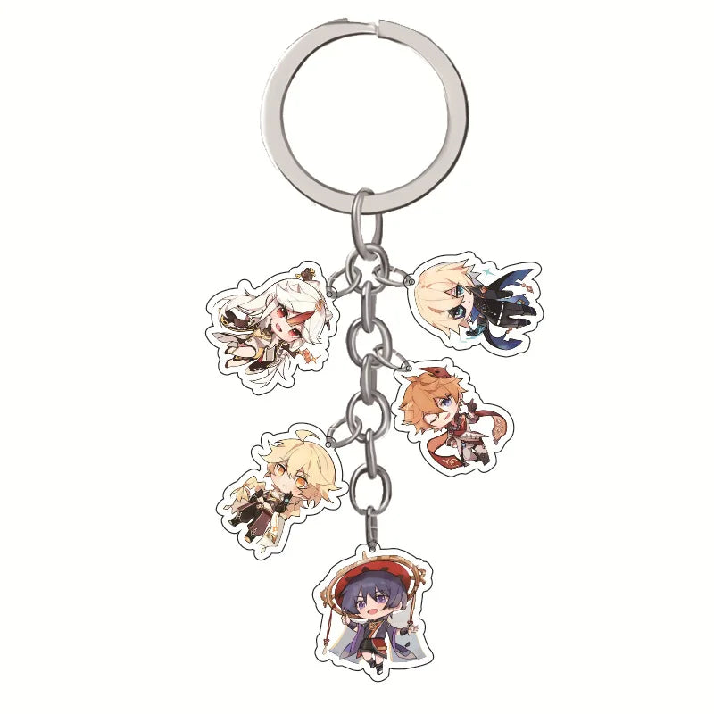 New Honkai: Star Rail Acrylic Keychain Accessories Game Multi-Pendant Figure Key Holder For Women Men Jewelry Wholesale Cosplay