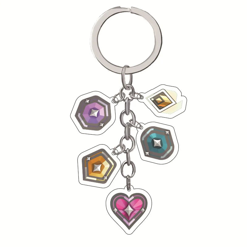 New Honkai: Star Rail Acrylic Keychain Accessories Game Multi-Pendant Figure Key Holder For Women Men Jewelry Wholesale Cosplay