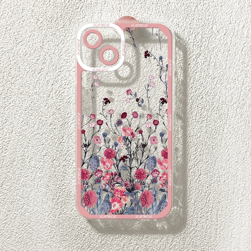 Flower Case For Samsung Galaxy A06 A56 A16 A36 A55 5G A15 A54 A14 A34 A50 A23 A32 A33 A31 A51 A71 A05 A05S S25 Ultra Plus Cover